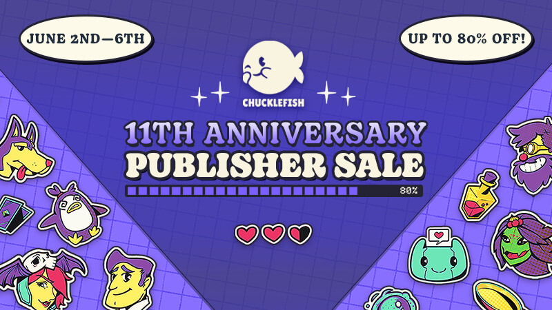 Chucklefish 11th Anniversary Steam Publisher Sale!